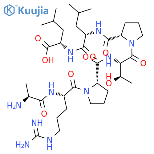 L-LEUCINE, L-ALANYL-L-ARGINYL-L-PROLYL-L-THREONYL-L-PROLYL-L-LEUCYL- structure