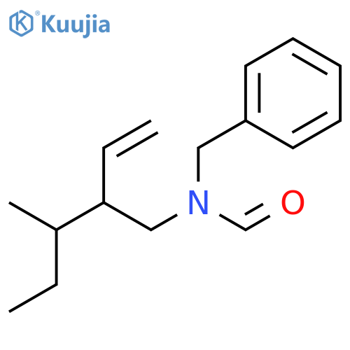 Formamide, N-(2-ethenyl-3-methylpentyl)-N-(phenylmethyl)- structure