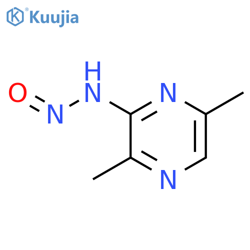 Pyrazinamine, 3,6-dimethyl-N-nitroso- (9CI) structure