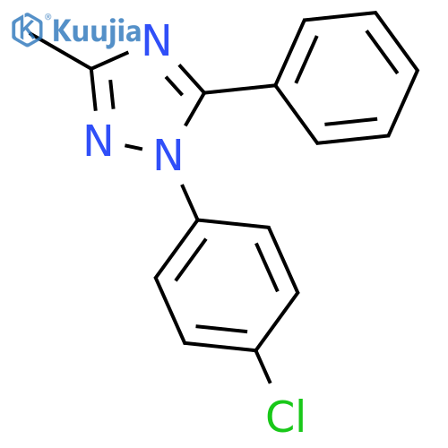1H-1,2,4-Triazole, 1-(4-chlorophenyl)-3-methyl-5-phenyl- structure