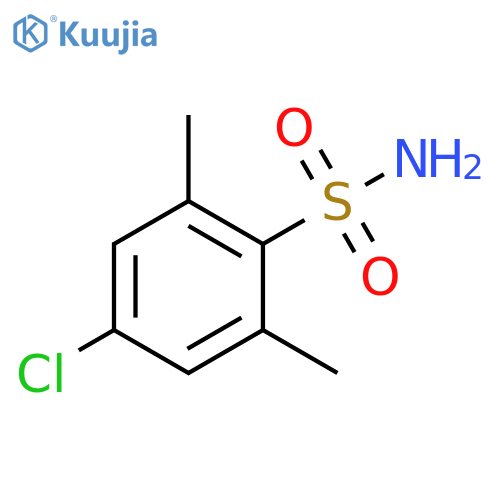 4-chloro-2,6-dimethylbenzene-1-sulfonamide structure