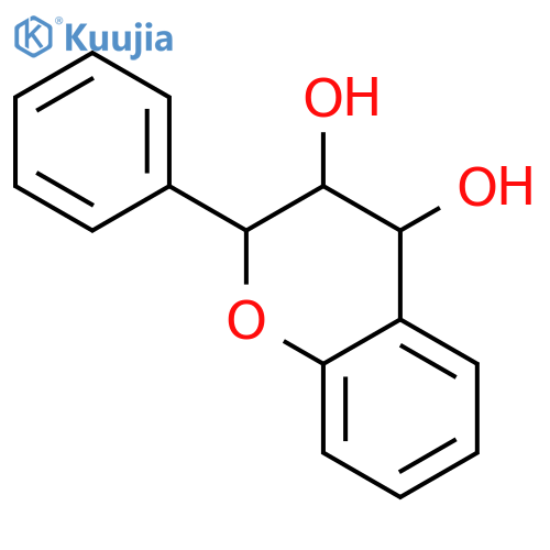 2H-1-Benzopyran-3,4-diol, 3,4-dihydro-2-phenyl- structure