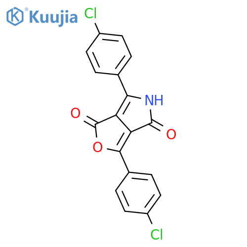 1H-Furo[3,4-c]pyrrole-1,4(5H)-dione, 3,6-bis(4-chlorophenyl)- structure