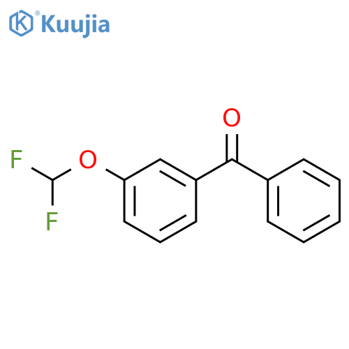 METHANONE, [3-(DIFLUOROMETHOXY)PHENYL]PHENYL- structure
