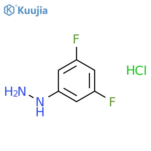 3,5-Difluorophenylhydrazine hydrochloride structure