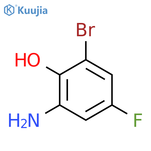 2-Amino-6-bromo-4-fluorophenol structure