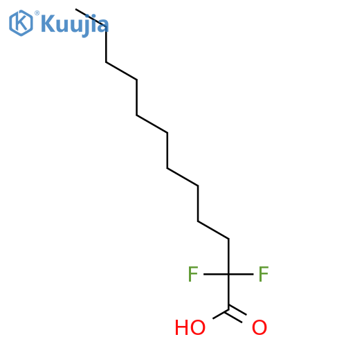 DODECANOIC ACID, 2,2-DIFLUORO- structure