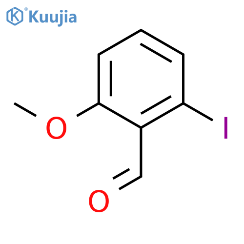 2-Iodo-6-methoxybenzaldehyde structure