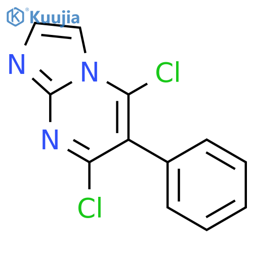 Imidazo[1,2-a]pyrimidine, 5,7-dichloro-6-phenyl- structure