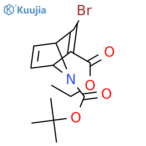 7-tert-Butyl 2-ethyl 3-bromo-7-azabicyclo[2.2.1]hepta-2,5-diene-2,7-dicarboxylate structure