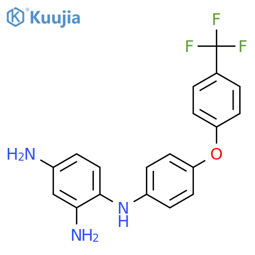 1,2,4-Benzenetriamine, N1-[4-[4-(trifluoromethyl)phenoxy]phenyl]- structure
