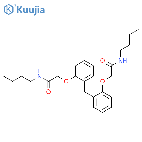 ACETAMIDE, 2,2'-[METHYLENEBIS(2,1-PHENYLENEOXY)]BIS[N-BUTYL- structure