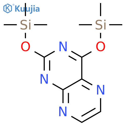 Pteridine, 2,4-bis[(trimethylsilyl)oxy]- structure