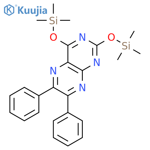6,7-Diphenyl-2,4-bis[(trimethylsilyl)oxy]pteridine structure