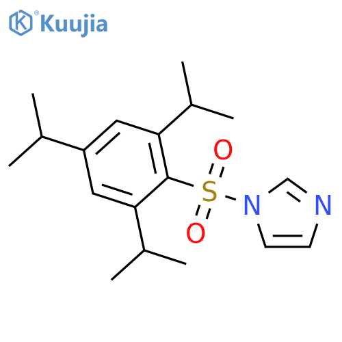 1-2,4,6-tris(propan-2-yl)benzenesulfonyl-1H-imidazole structure