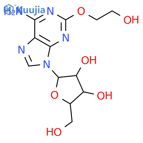 Adenosine, 2-(2-hydroxyethoxy)- structure