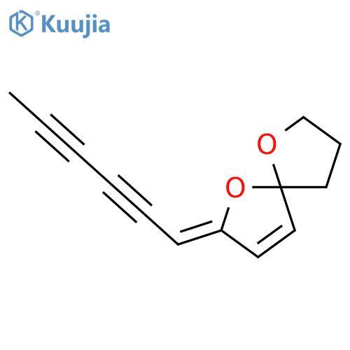 2-(hexa-2,4-diyn-1-ylidene)-1,6-dioxaspiro4.4non-3-ene structure