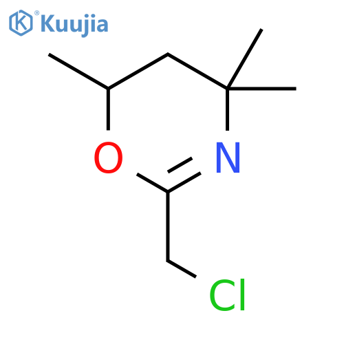 4H-1,3-Oxazine, 2-(chloromethyl)-5,6-dihydro-4,4,6-trimethyl- structure