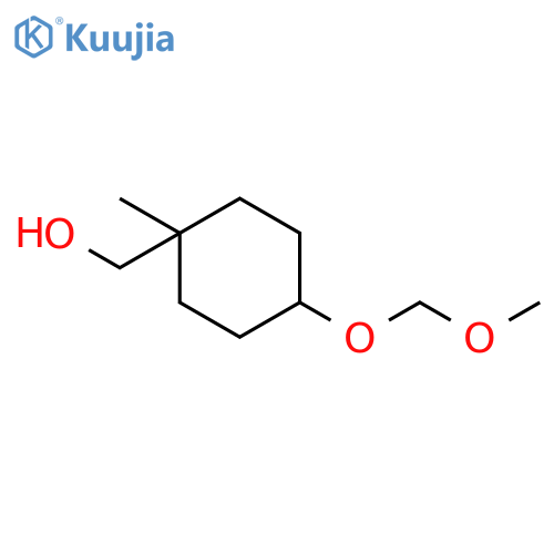 CYCLOHEXANEMETHANOL, 4-(METHOXYMETHOXY)-1-METHYL- structure