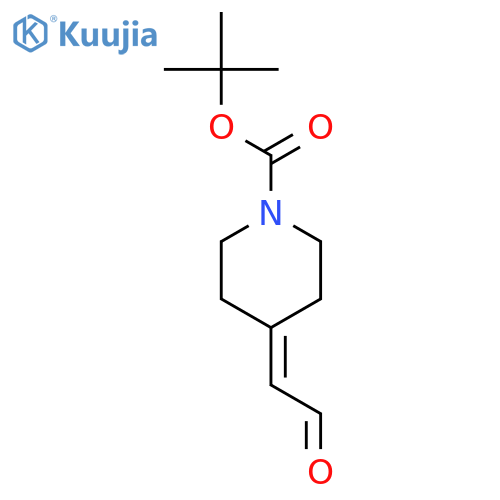 1-PIPERIDINECARBOXYLIC ACID, 4-(OXOETHYLIDENE)-, 1,1-DIMETHYLETHYL ESTER structure