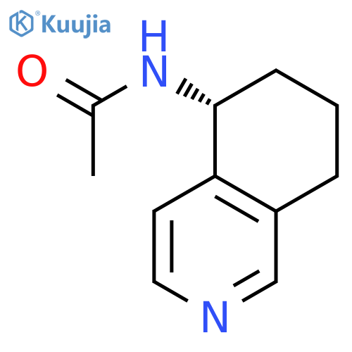Acetamide, N-[(5R)-5,6,7,8-tetrahydro-5-isoquinolinyl]- structure