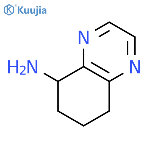 5,6,7,8-tetrahydro-5-Quinoxalinamine structure