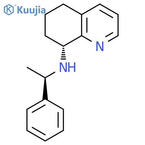 8-Quinolinamine, 5,6,7,8-tetrahydro-N-[(1R)-1-phenylethyl]-, (8R)- structure