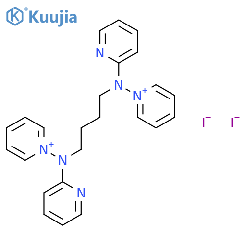 PYRIDINIUM, 1,1'-[1,4-BUTANEDIYLBIS(2-PYRIDINYLIMINO)]BIS-, DIIODIDE structure