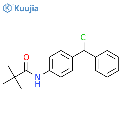 Propanamide, N-[4-(chlorophenylmethyl)phenyl]-2,2-dimethyl- structure