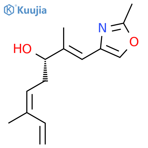 1,5,7-OCTATRIEN-3-OL, 2,6-DIMETHYL-1-(2-METHYL-4-OXAZOLYL)-, (1E,3S,5Z)- structure