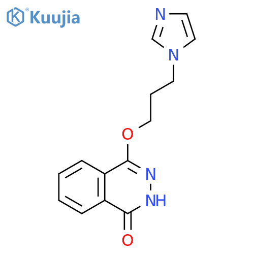 1(2H)-Phthalazinone, 4-[3-(1H-imidazol-1-yl)propoxy]- structure