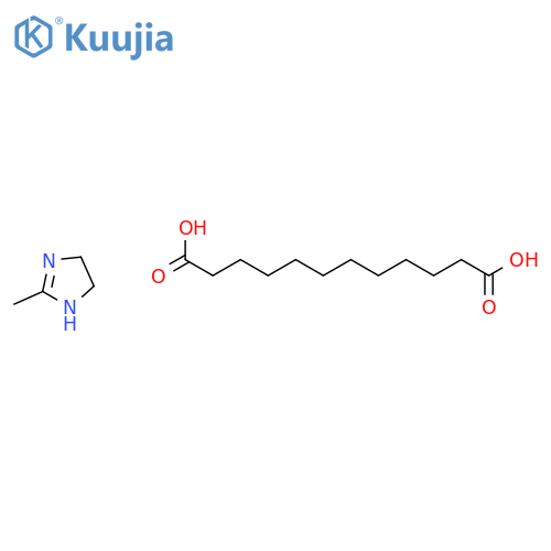 DODECANEDIOIC ACID, COMPD. WITH 4,5-DIHYDRO-2-METHYL-1H-IMIDAZOLE(1:1) structure