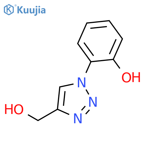 1H-1,2,3-Triazole-4-methanol, 1-(2-hydroxyphenyl)- structure