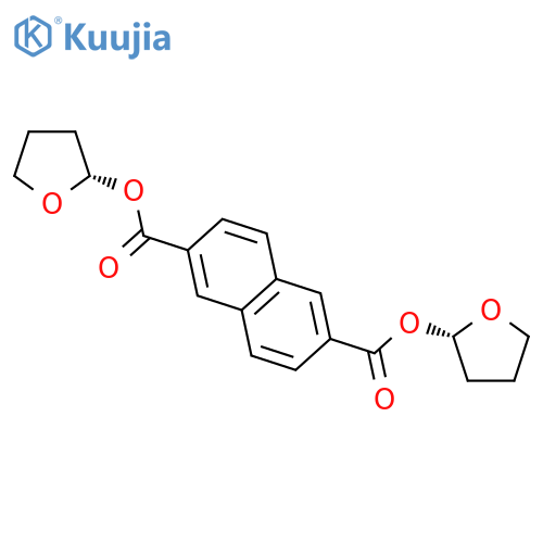 2,6-NAPHTHALENEDICARBOXYLIC ACID, BIS[(2S)-TETRAHYDRO-2-FURANYL] ESTER structure