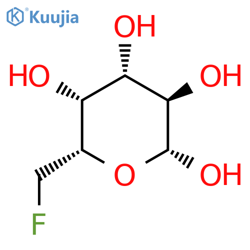 beta-D-Galactopyranose, 6-deoxy-6-fluoro- (9CI) structure