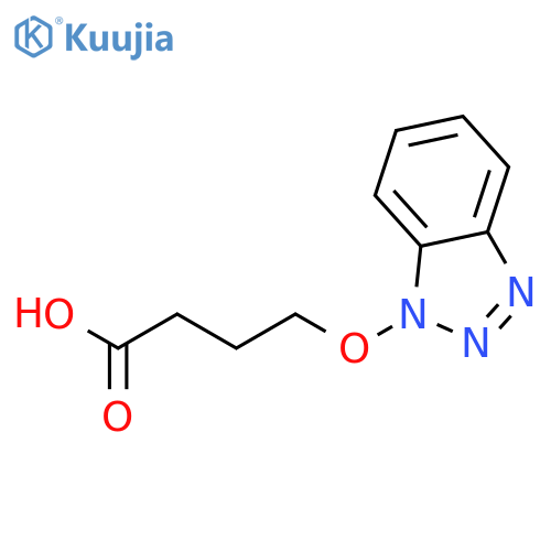 4-(1H-benzo[d][1,2,3]triazol-1-yloxy)butanoic acid structure