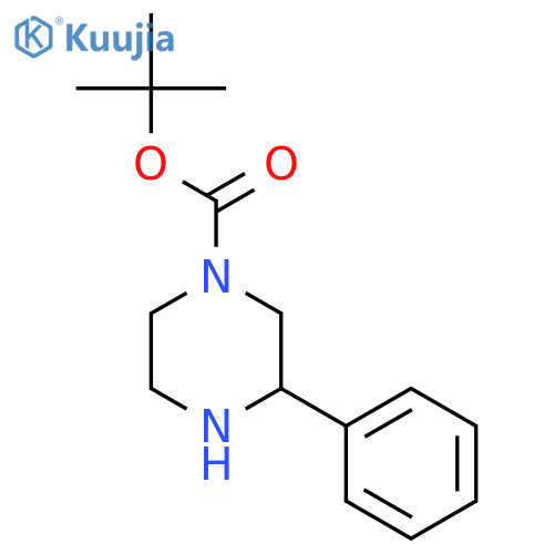 Tert-butyl 3-phenylpiperazine-1-carboxylate structure