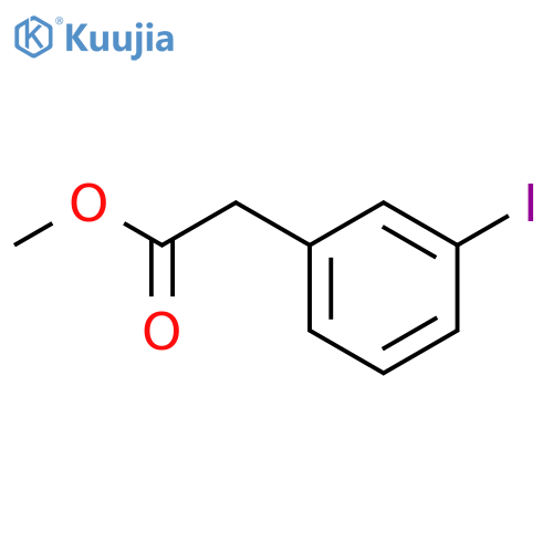 methyl 2-(3-iodophenyl)acetate structure