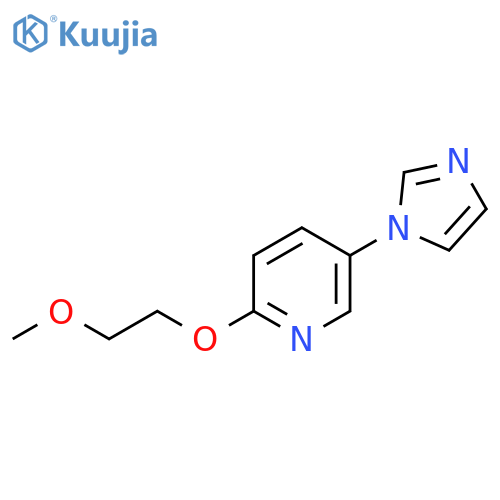 Pyridine, 5-(1H-imidazol-1-yl)-2-(2-methoxyethoxy)- structure