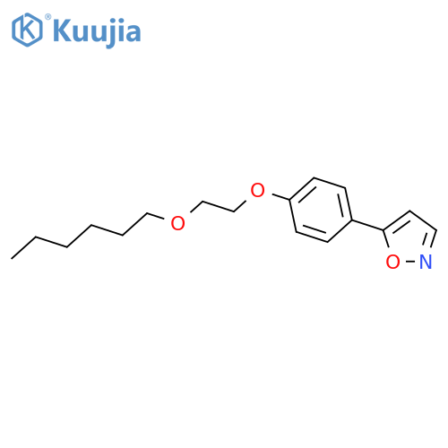 Isoxazole, 5-[4-[2-(hexyloxy)ethoxy]phenyl]- structure