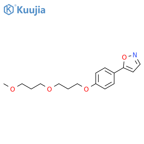 Isoxazole, 5-[4-[3-(3-methoxypropoxy)propoxy]phenyl]- structure