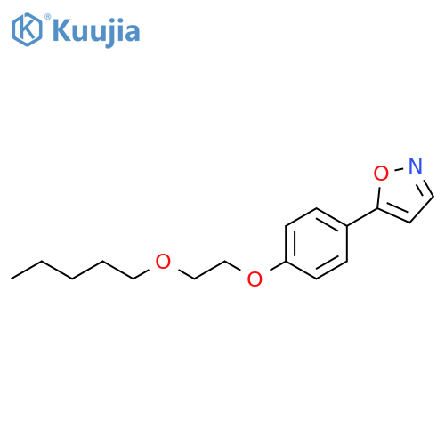 Isoxazole, 5-[4-[2-(pentyloxy)ethoxy]phenyl]- structure
