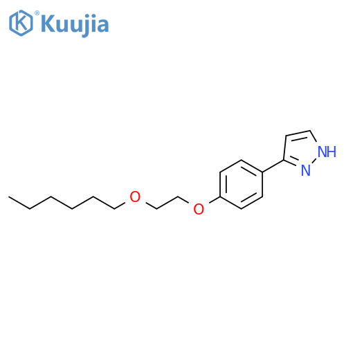 1H-Pyrazole, 3-[4-[2-(hexyloxy)ethoxy]phenyl]- structure