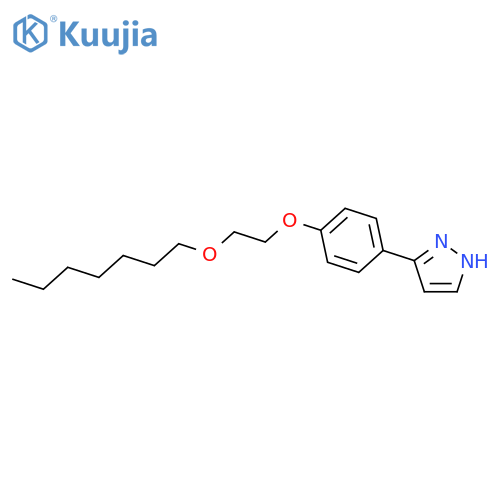 1H-Pyrazole, 3-[4-[2-(heptyloxy)ethoxy]phenyl]- structure