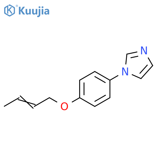 1H-Imidazole, 1-[4-(2-butenyloxy)phenyl]- structure