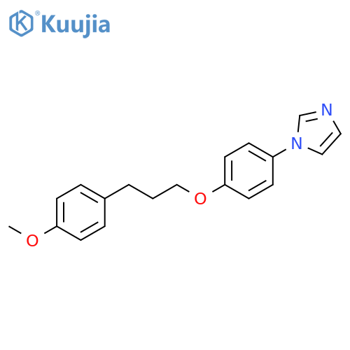 1H-Imidazole, 1-[4-[3-(4-methoxyphenyl)propoxy]phenyl]- structure