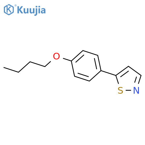 Isothiazole, 5-(4-butoxyphenyl)- structure