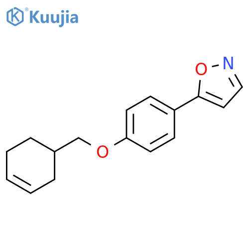 Isoxazole, 5-[4-(3-cyclohexen-1-ylmethoxy)phenyl]- structure