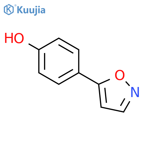 4-(1,2-oxazol-5-yl)phenol structure