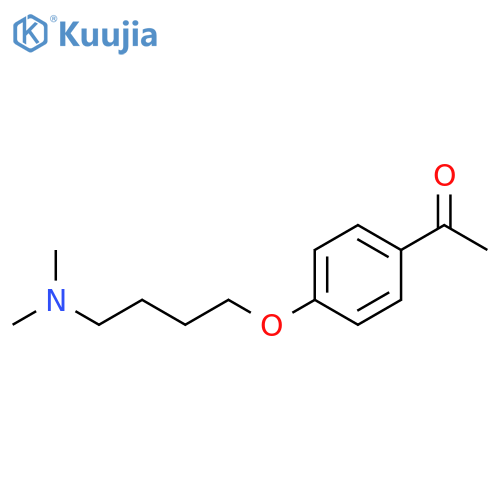 Ethanone, 1-[4-[4-(dimethylamino)butoxy]phenyl]- structure